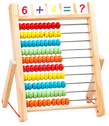 Supvox Holz Rechen-abakus Arithmetik Lernspielzeug Für Junge Mädchen Schüler Frühpädagogisches Material Rechenwerkzeug Lehrmittel Aus Holz Lieferungen Für Kleinkinder