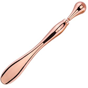 GALPADA Barra de Masaje Portátil y Práctica de Aleación de Zinc Dorada para Ojos para Aliviar la Fatiga Ocular en Mujeres y Uso Diario