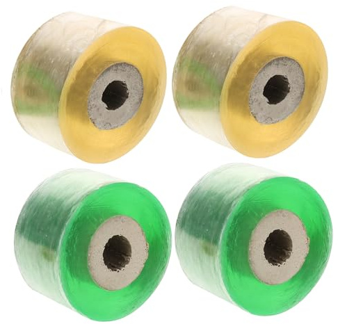 TOBBOMEY 4 Rollos Cinta de Injerto Autoadhesiva Transparente de PVC Elástica para Jardinería y Viveros para Reparación y Injertos Árboles Frutales como Peral y Melocotón Resistente la