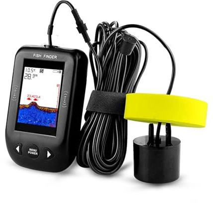 Tragbarer Fischfinder Angeln Sonar Sounder Alarm Wandler Fishfinder Echolot
