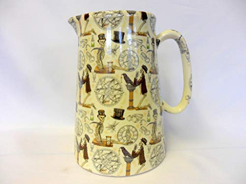 Steampunk 4 Pint jug Pitcher by Heron Cross Pottery.