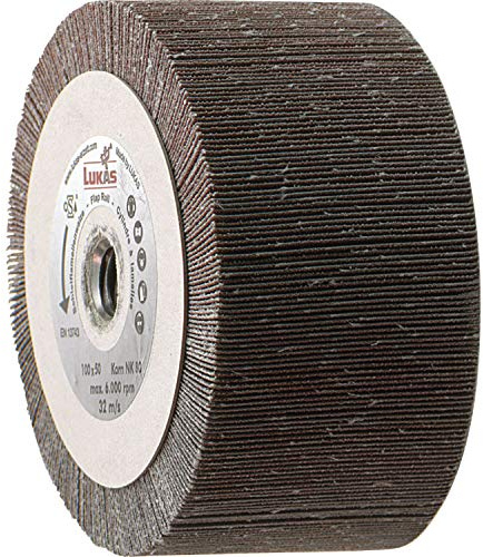 LUKAS Lamellenwalze LWL Normalkorund 100 x 50 mm Korn NK60 M14