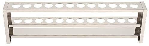 Hztyyier 12 Well Zentrifugenröhrchen Rack Edelstahl Röhrchenhalter Rack Zentrifugationstest Röhrchenständer Geeignet für Röhrchen mit einem Durchmesser von ≤ 23 mm