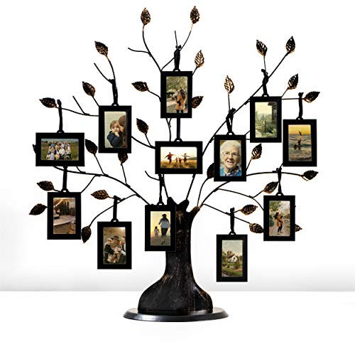 Thetford Design Cadre photo arbre généalogique avec 12 cadres photo à suspendre