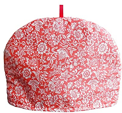 Handgemachte Tee Gemütlich, Baumwolle Vintage Dekorative Tee Gemütlich, Country Style Floral Tee Gemütlich für Teekanne halten Warm Doppel Isolierte Wasserkocher Abdeckung (#17, S)