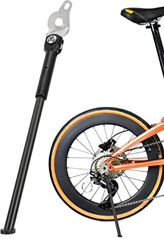 DISPRA Fahrradständer, rutschfest, für Falträder FNHON Gust 20 Zoll 406/451, Fahrrad aus Aluminiumlegierung, Fahrrad, Seitenständer für hintere Montage