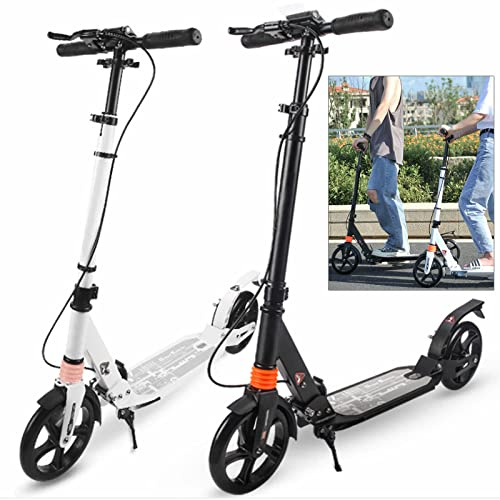 Tretroller Erwachsene Klappbar Kinderroller Erwachsene Scooter Cityroller Tretroller,3 Höhenverstellbare Kickroller mit Handbremse für Jugendliche Kinderroller City Scooter