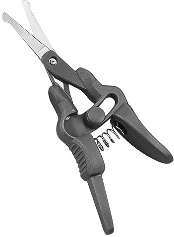DOITOOL 4 Stück Augenbrauen- und Nasenhaarschere für Herren männliche Bartschere Schnurrbartschere brow trimmer easy putz Nasenhaarentferner Gesichtshaarschneider Mini