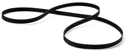 Schwarzer Plattenspielerriemen 40cm aus Gummi als Ersatzriemen | Backup Band mit Elastizität, Passend für Plattenteller und Schallplatten Spieler
