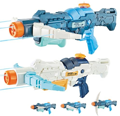 Britik Water Gun Toys for Kids 3-12 Year Olds Waterguns Pistols Pool Toys | 2 Pack Water Pistol for Boys, Gifts for Kid Age 3 4 5 6 7 8 9 10 11 12 Years Old, Summer Toy Swimming Pool, Beach Party Play