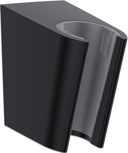 SANIDELL Duschkopfhalterung AD-5 – Brausehalter zur Wandmontage – Universal Halterung für Handbrause, passend für Duschschläuche, Hochwertiger Wandhalter für Dusche (Mattschwarz)
