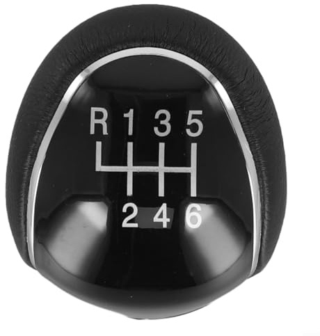 NexRen Pomo de palanca de cambios de 6 velocidades para Ford para Mondeo para S-MAX para C-MAX para Focus Agarre cómodo para coches de transmisión manual