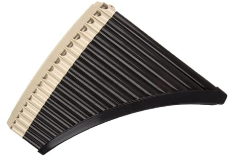 BEALIFE Förbättra dina musikaliska färdigheter med traditionella kinesiska musikinstrument, panflöjter och panflöjter. Utformade för att spela noter och låta traditionella , brun , 18 rör