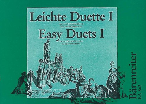 Leichte Duette, Heft 1. Spielpartitur(en), Sammelband