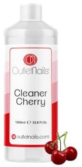 Cleaner/dégraissant pour ongles 1000ml - Parfum Cerise-Cherry / Nettoyant pour les ongles en gel / Nail Cleaner / Dégraissant spécial pour vernis en gel - Outlet Nails