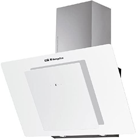 Suinga Campana decorativa vetro motore 300 W bianco Classe efficienza energetica A 3 livelli di potenza Dimensioni: 69,5 x 40,5 x 47 cm