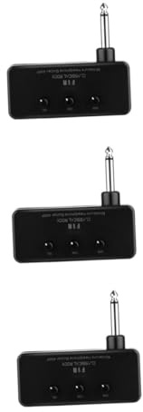 ibasenice 3sätze Miniatur Gitarrenverstärker Tragbarer Kopfhörer Gitarre Bass Kompakt USB-wiederaufladbar Für Anfänger Unterwegs Stylisches Design Hochwertige Klangqualität