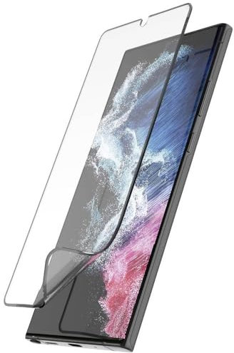Hama Displayschutz Samsung Galaxy S24 Ultra (Schutzfolie Smartphone, Cover Samsung Galaxy kratzfest, Schutzglas blasenfrei, Displayschutzfolie Handy ultradünn, Fullscreen Displayschutzglas S24 Ultra)