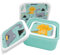 NERTHUS FIH 1327 Boîtes alimentaires empilables pour enfants, ensemble de 3 contenants pour enfants sans BPA