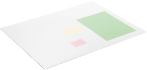 Durable Schreibtischunterlage transparent mit Dekorrille, 65 x 50 cm, blendfrei, rutschfeste Tischunterlage, PP, 999112043