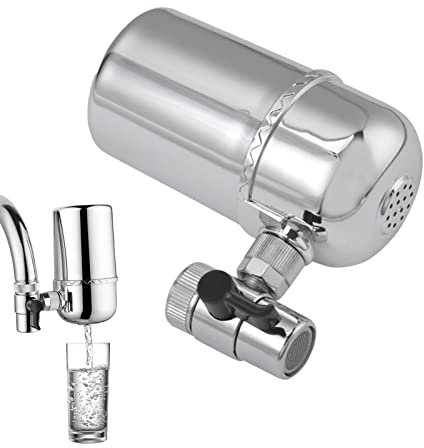 Wpsagek Filtre à eau de robinet,Diffuseur de filtre à eau Buse d'économie d'eau Connecteur de robinet Douche - Purificateur d'eau robinet de cuisine propre percolateur en céramique lavable, filtre à