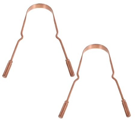 ARTSEWPLY 2pezzi Raschiatore Per Lingua Strumento Per La Pulizia Orale Ergonomico e Riutilizzabile Rimozione Della Patina Linguale Migliora Igiene e Combatte Alito Cattivo