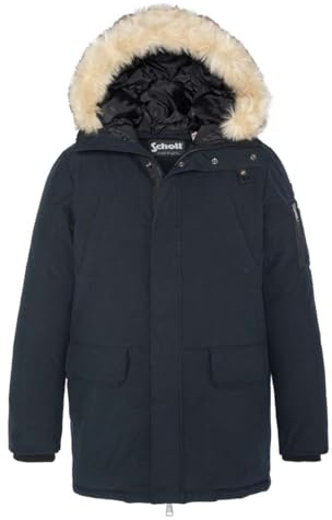 Schott NYC NELSON20-NAVY-4XL Parka, Bleu, Taille Unique Plus Tall Homme