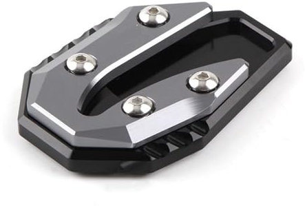 Ständerpolster Für Y&amaha NVX155 Für Aerox155 NVX Für Aerox 2015-2018 Motorradfuß-Seitenständer-Vergrößerungsplattenunterstützungsverlängerungspad Seitenständer(Grey)