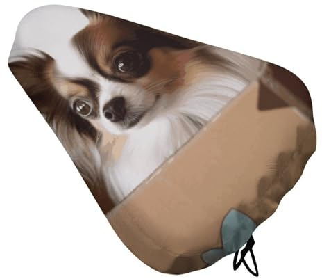 Papillon in The Box - Funda para asiento de bicicleta, extra suave y cómoda, protector solar de lluvia, protectores de asientos duraderos a prueba de polvo para bicicletas de montaña de ciudad