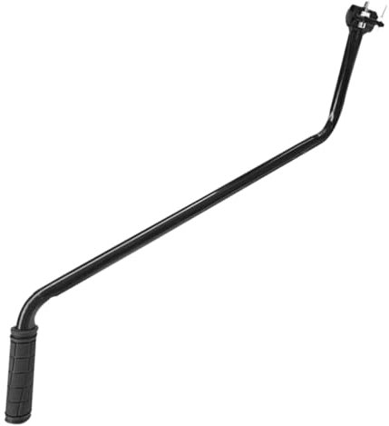 WOONEKY Kinder Fahrradstange Lernhilfe aus Robustem Material Fahrradtrainergriff Schwarz Schiebestange für Kinderfahrräder Sicherheitslenker für Kinder Beim Fahren