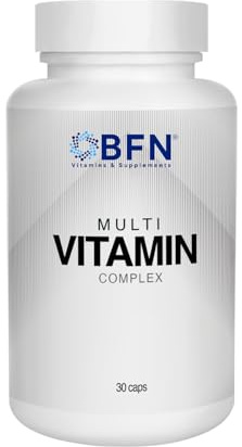 BFN Vitamins & Supplements Multivitamin, 30 Capsule Vegane, Senza Glutine e Lattosio, con Vitamine e Minerali