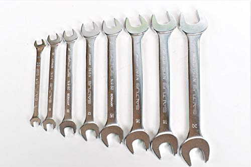 SALTUS Doppelmaulschlüssel Satz Set CV 8-tlg Schlüsselsatz Ringschlüssel 6-22 mm