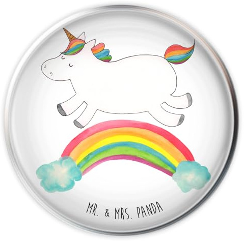 Mr. & Mrs. Panda Stöpsel Einhorn Regenbogen - Geschenk, Unicorn, Waschbecken-Stopfen, Abfluss-Stöpsel, Waschbecken Verschluss, waschbeckenstöpsel, Glitzer, Erwachsenwerden, stopfen, Einhornautobahn
