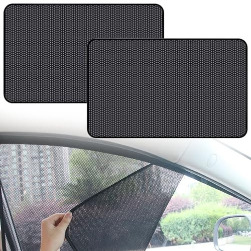 Forhome Lot de 2 rideaux de voiture magnétiques - Protection UV - Isolation thermique - Protection de la vie privée - Universel - Pour voiture de tourisme