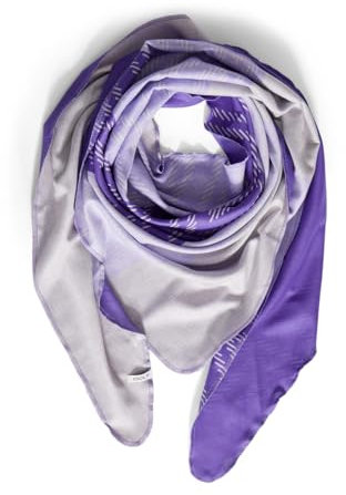 Cecil Foulard triangulaire imprimé pour femme, Lilas sauvage, taille unique