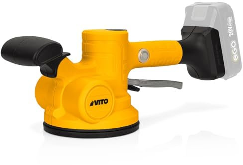 VITO - Ventosa vibrante piastrella senza fili 20 V 130 mm carica 50 kg 6 velocità