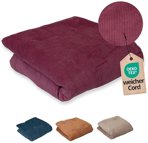 ULLENBOOM Krabbeldecke für Baby 100x100 cm - Dick und weich gepolstert | Außenmaterial: 100% Baumwolle, Alle Materialien OEKO-TEX zertifiziert, Made in EU, Schadstoffgeprüft und waschbar