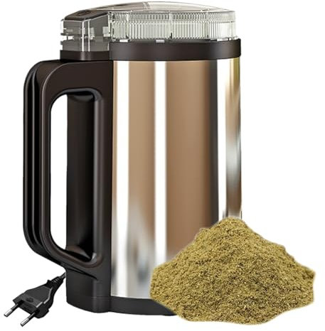 Molinillo De Café Automático - Molinillo De Molienda Con Cuchillas De Acero Inoxidable Resistentes | Diseño Compacto Y Alto Rendimiento Para Amantes De La Molienda Diaria Y Cocinas Hogareñas