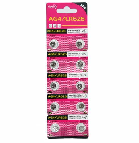 10 Pack SR626SW 377 LR626 AG4 1,5 V Uhrenbatterie