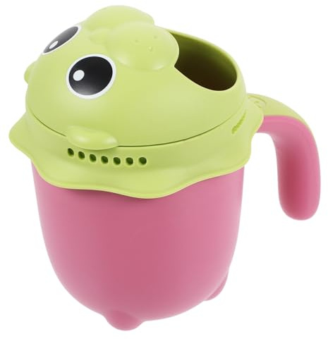 Kisangel Cuchara De Agua Para Taza De Champú De Plástico Accesorio De Baño Para Enjuagar El Cabello De Bebés Uso Ducha o Baño