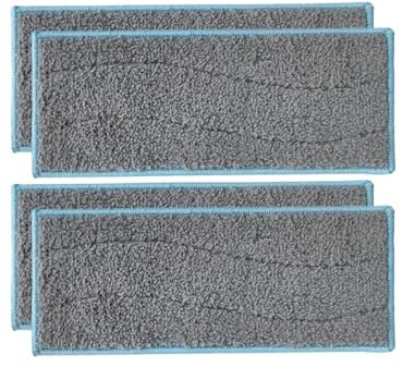 Washable Wet Mopping Pads ，Compatible for Braava ，Jet M6 Robot Vacuum Cleaner Mop Cloths Rags Pads Replacement Accessories Parts(4pcs)