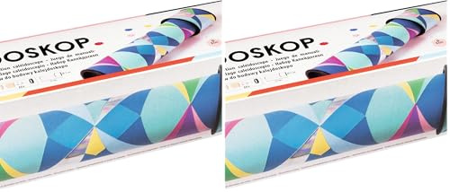 folia 977 - Kaleidoskop Bastel Set, 35 teilig, Lehrreiche Bastelpackung für Kinder und Erwachsene (Packung mit 2)