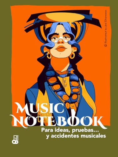 MUSIC NOTEBOOK Para ideas, pruebas… y accidentes musicales: Cuaderno de música con pentagramas para composición y bocetos