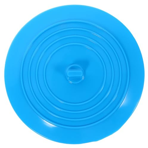 Silicone Bathtub Drain Stopper Cover Blue for Kitchen Laundry