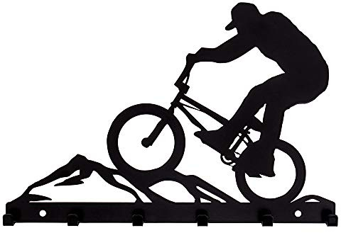 Bentatec Schlüsselbrett Biker Fahrrad - schwarz