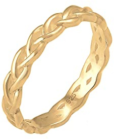 Elli Damen-Jahrestag Beisteckring 925 Sterling Silber mit - Ringgröße 0611620617