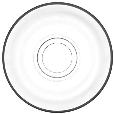 LAV 12x Clair 10cm Klasik Soucoupe Tasse è Thè en Verre - Petit Ancien Cuisine Cafè Cappuccino Espresso Tasse è thè Assiettes