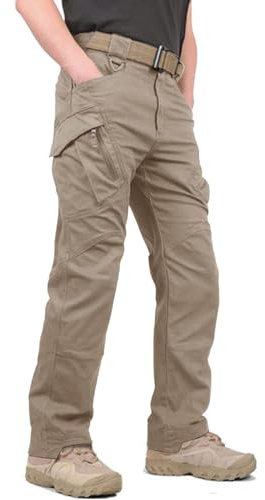 KEFITEVD Work Cargo Pants Men Outdoor Combat Tactical Trouser Multi Pockets | Casual military tactical combat cargo trousers with pockets,lightweight ripstop breathable,outdoor tactical wear