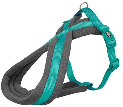 Nylon Harness Premium Gefüttert 50-80cm / 25mm (m-l) - Ozean, Trixie, Nylon, Gurt, Hunde
