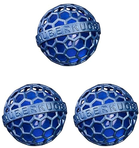 Sauberkugel® Taschenreiniger (3X Blue Filou) – Wiederverwendbare Taschenreiniger Sauberkugel – Entfernt Schmutz, Krümel & Flusen aus Tasche, Koffer, Rucksack und Schulranzen